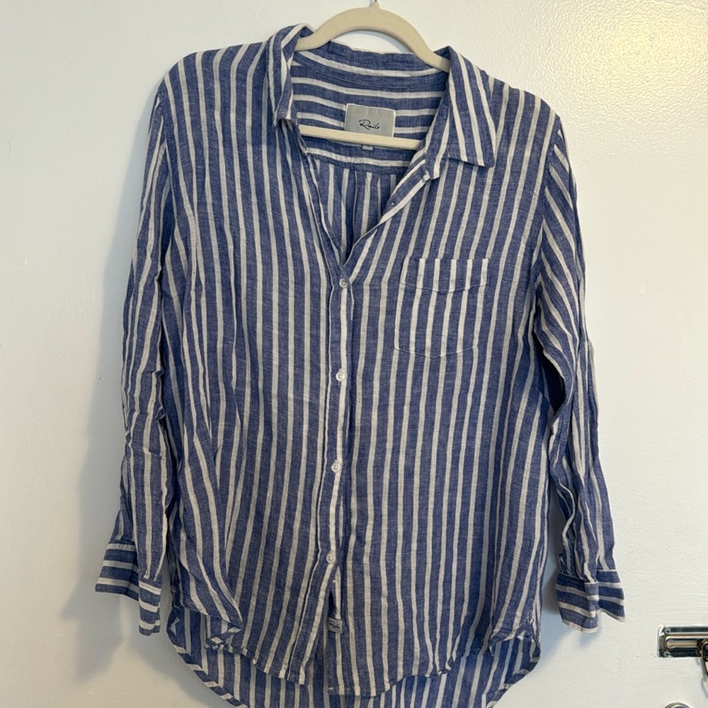 Rails Long Sleeve Striped Button-Down - image 1